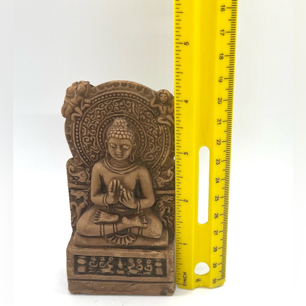 Vintage Seated Buddha of Saranath Figure - Picture 12 of 14